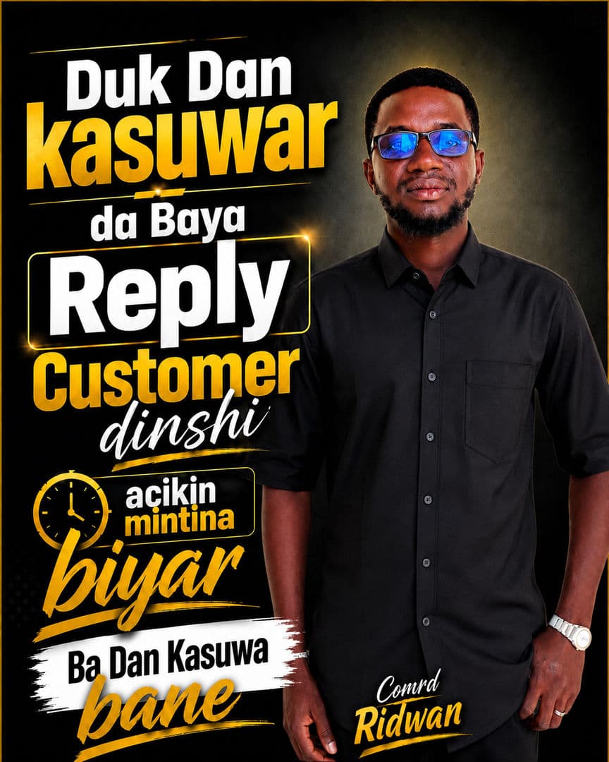24/7 Muna online saboda kawai Customer's dimmu📌