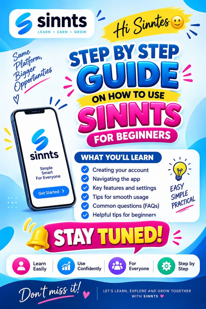 Guide on how to use sinnts for beginners 🤗🤗🤗