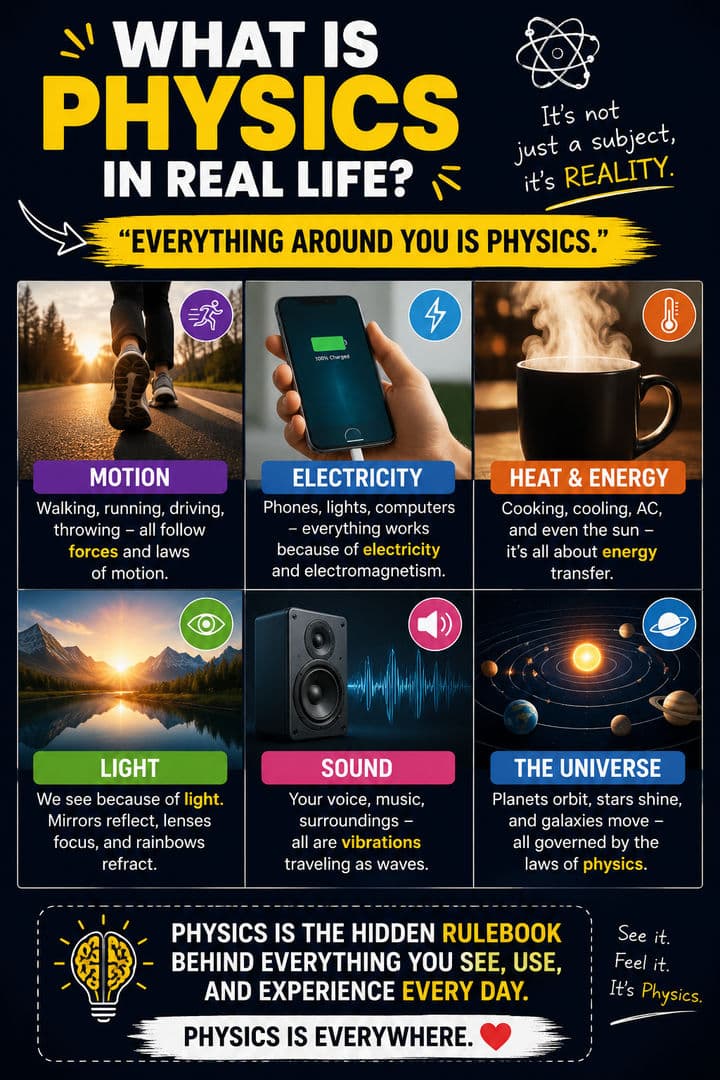You use physics every second without realizing it. #Physics #PhysicsInRealLife #Science