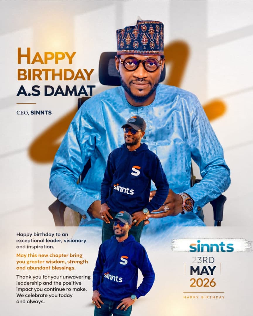 Let's Celebrate the  Handsome Soul of our CEO of Sinnts,  for his simple, beautiful birthday, today.
May the Almighty Allah bless him always, and most especially protect him .