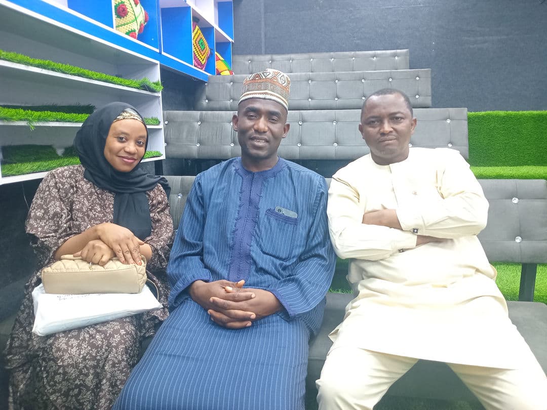 Murjanatu ,Tanko Yuguda and myself Engr Ahmad Rabilu